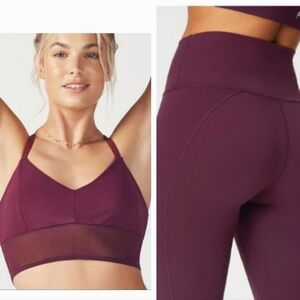 Fabletics Purple Sports Bra